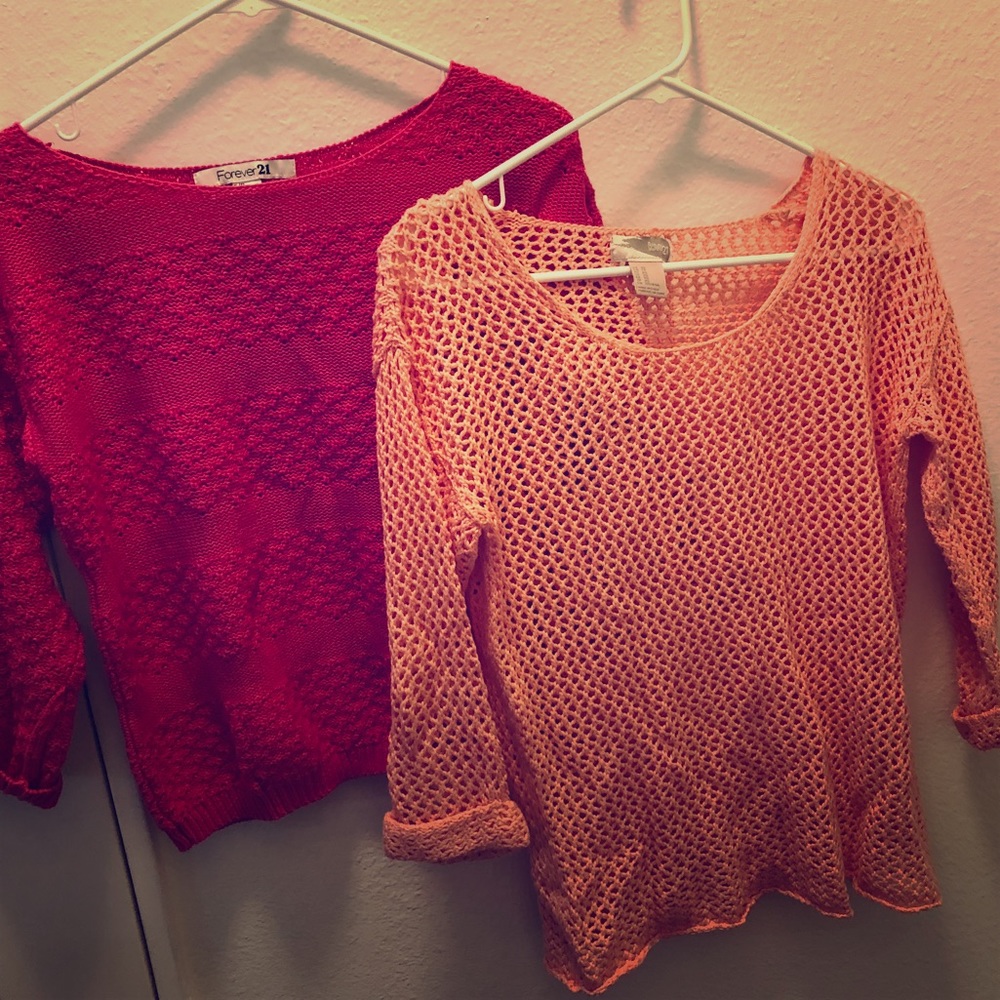 Two Forever 21 Sweaters